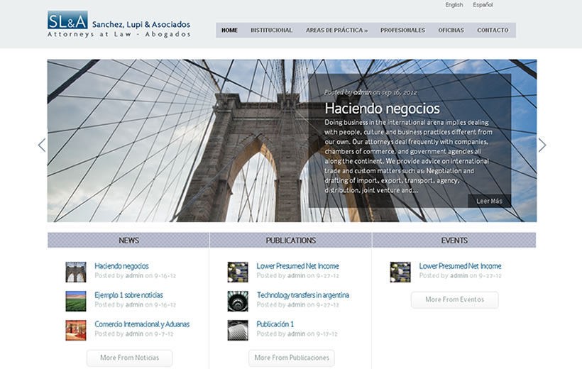 web para estudio abogados web para estudio abogados